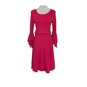 Banana Republic Pink Knit Handkerchief Sleeve Dress size Small